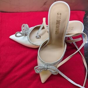 Dream Pairs high heels Destiny closed toe sexy rhinestones